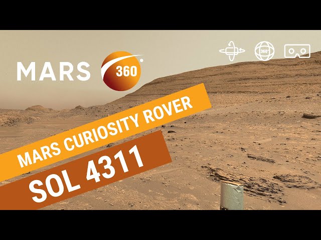 Mars 360: NASA's Mars Curiosity Rover - Sol 4311 (360video 8K)