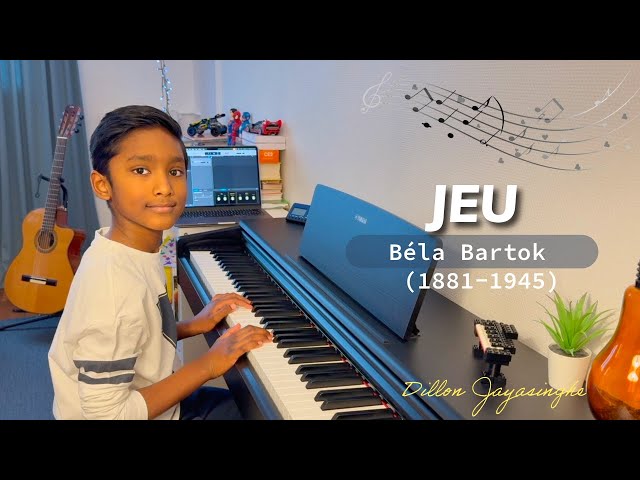 JEU - Béla Bartók | Piano Cover by Dillon.