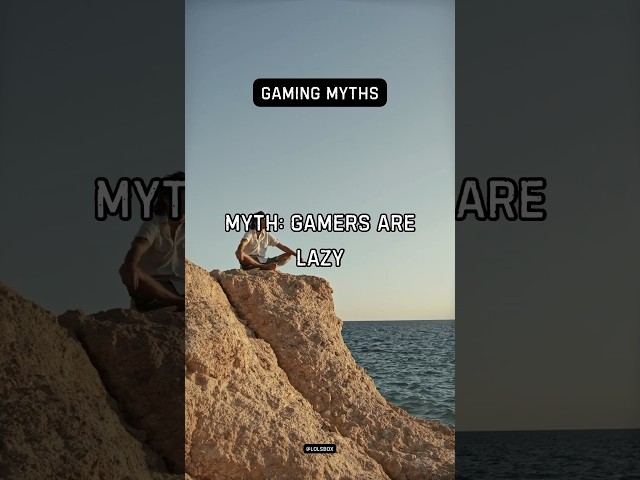 Myth: Gamers are lazy #funfacts #myths #facts #jokes #gaming #game