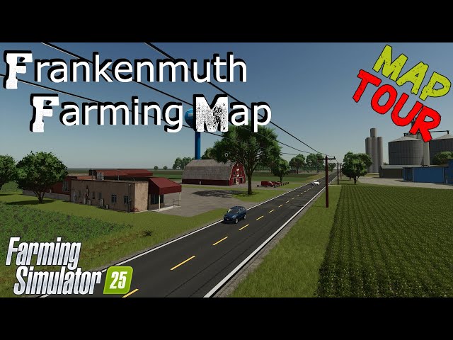 Map Tour | Frankenmuth Farming Map | Farming Simulator 25