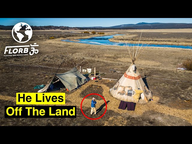 His Secret to a True Nomadic Lifestyle is a Teepee