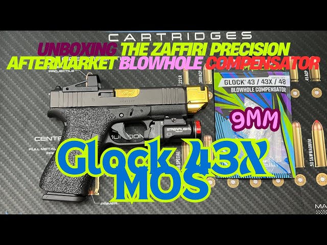 Unboxing the Zaffiri Precision BlowHole Compensator- Glock 43X MOS #edc #happy #edc #subscribe #2025