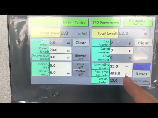 How to Set Automatic Tension Controller For Our Slitting Machine ?