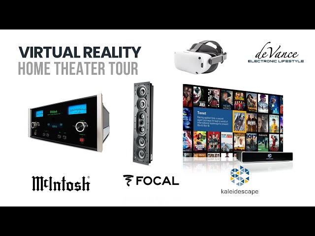 VR 180 Home Theater Tour with @Focalofficial @mcintoshlabs @kaleidescape