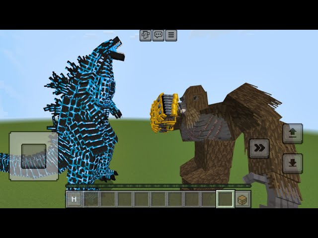 Minecraft PE Mods Monsters Universe: Godzilla, Kong and more