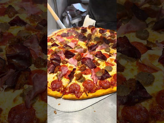 Meat Lovers - Unite! ✊🍕🔥🙏 #asmrsounds #cheese #pizzatoppings #pizzalover #crispypizza #pizza