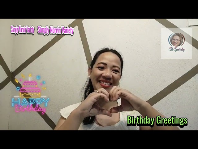 A BIRTHDAY GREETINGS FROM MY YT FRIENDS// THANKS FOR BEING MY DARLING'S #GodloveUs #birthdaygreeting