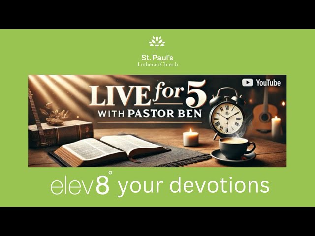 Live for 5 - John 5:24 - February 11, 2024