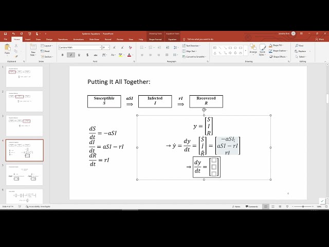 Coding the SIR Epidemic Model in MATLAB (1/2)