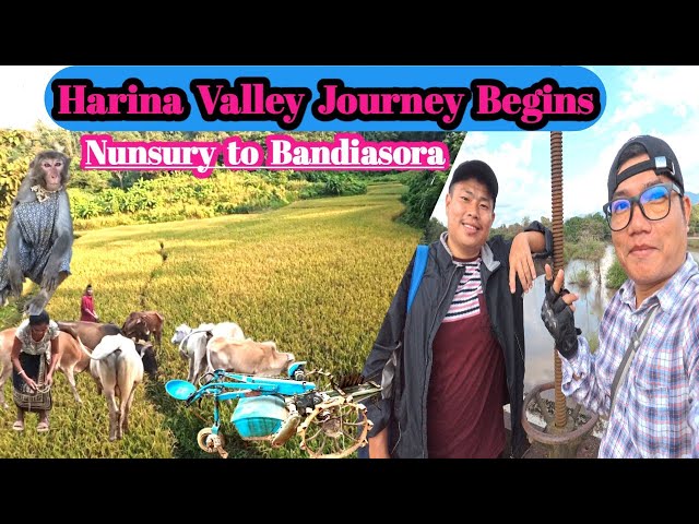 Harina Valley Journey begins|| Nunsury to Bandiasora  Journey ||Village life Northeast, Mizoram||