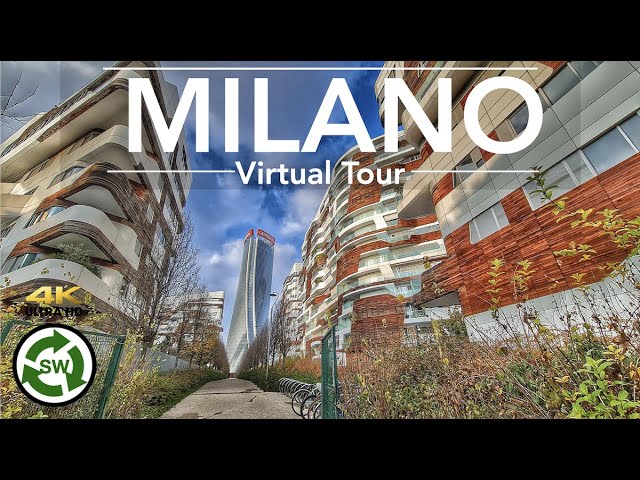 City life District in Milan – Tour around the Most Luxurious Residentials 4K Ultra HD