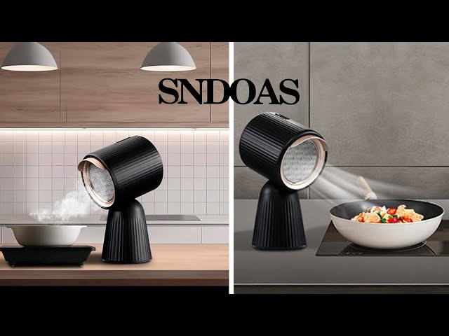 SNDOAS Portable Extractor Hood 3 Speeds, Mini Extractor Hood 180 m³/h