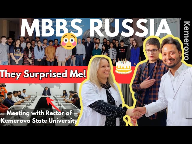 MBBS Russia Vlog: They SURPRISED Me😱 | Kemerovo State University | MBBS in RUSSIA | MBBS ABROAD 2024