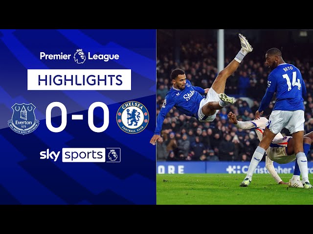 Chelsea miss chance to go top! | Everton 0-0 Chelsea | Premier League Highlights