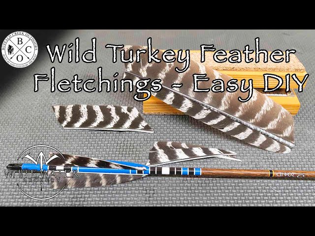 DIY WILD TURKEY FEATHER FLETCHINGS | Making Your Own Fletchings From Start To Finish