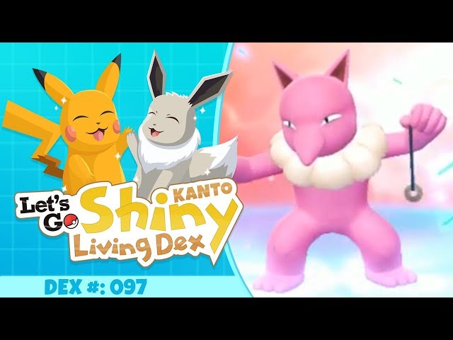 SHINY HYPNO SURPRISED ME! | Pokemon Let's GO Pikachu and Eevee! (Kanto Shiny Living Dex #97)