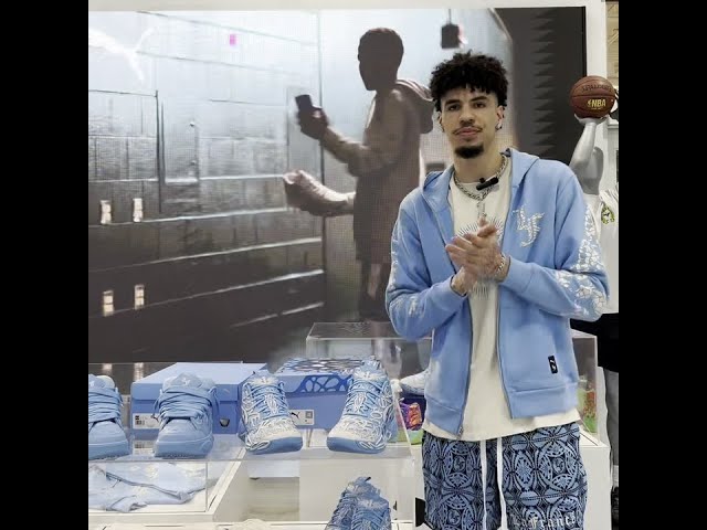 LaMelo Ball Unboxes His Latest Shoes at Champs Sports 🕺🏽🛸