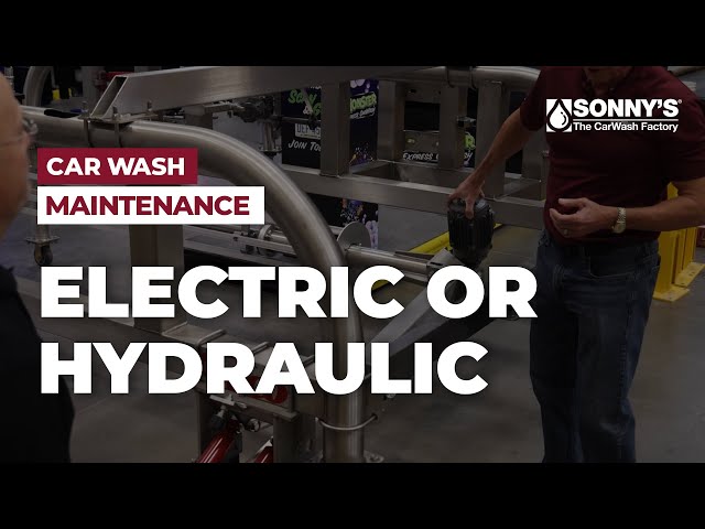 Electric or Hydraulic | Car Wash Maintenance