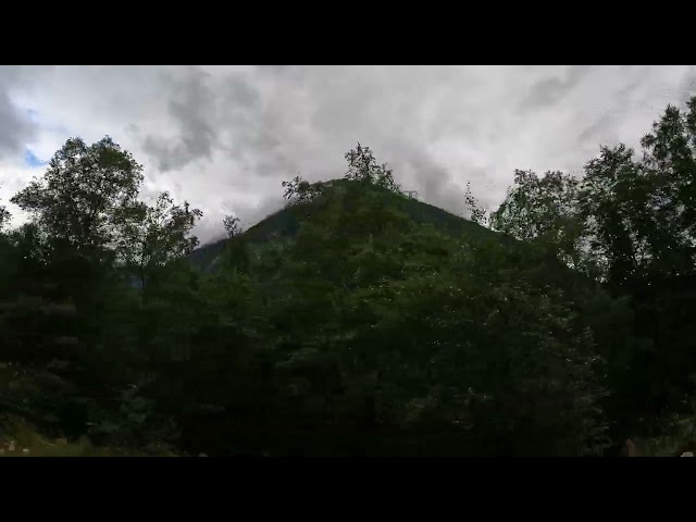 Train ride through the mountains of Skagway, Alaska August 2022