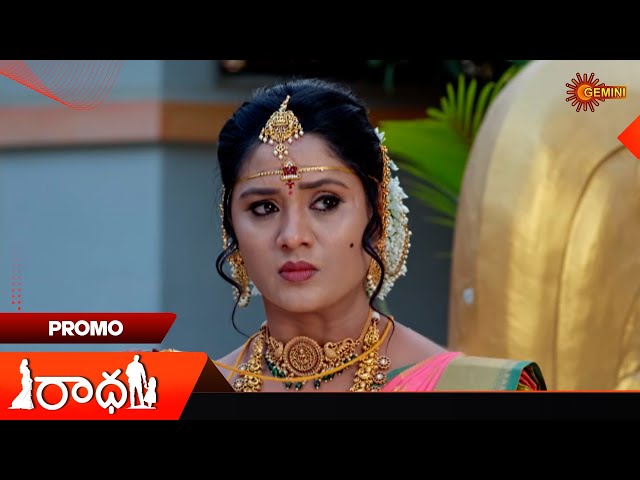 Radha- Promo | 07 Feb 2025  | Gemini TV Serial