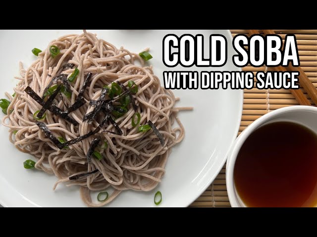 🍜 Cold Soba Noodles with Dipping Sauce (Zaru Soba) Recipe in 10 Minutes | Rack of Lam