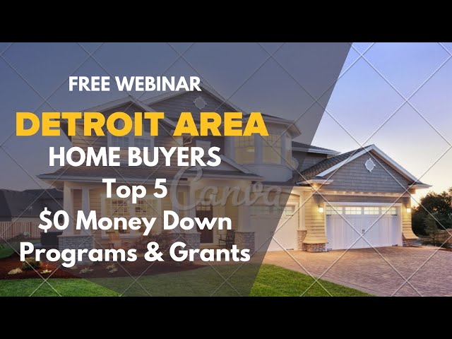 Free $0 Down Home Buying Webinar, Register at https://nodownpaymentrequired.org/