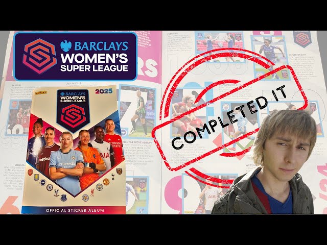 Completing My WSL Sticker Album by Panini!