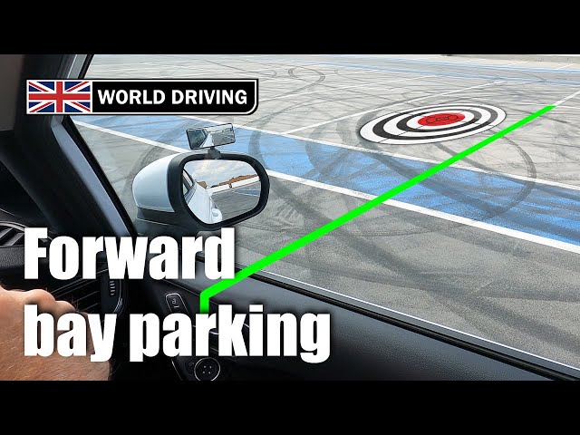 Forward Bay Parking with Reference Points - Driving Test Manoeuvre