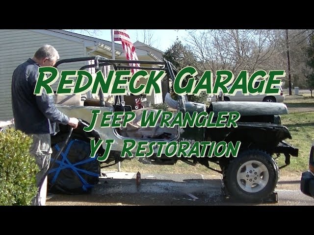 Jeep Wranger YJ Bodywork Day 4 - Primer ! Block Sanding