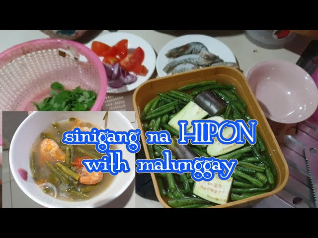 cooking sinigang na hipon with malunggay | COUNTRYSIDE |