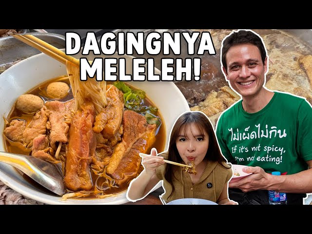 MAKAN BAKSO KESUKAAN MARK WIENS, FOOD VLOGGER NO 1 DUNIA!!