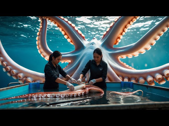 The Secret Process of Deep-Sea Squid Catching and Gourmet Cuisine in Luxury Restaurants