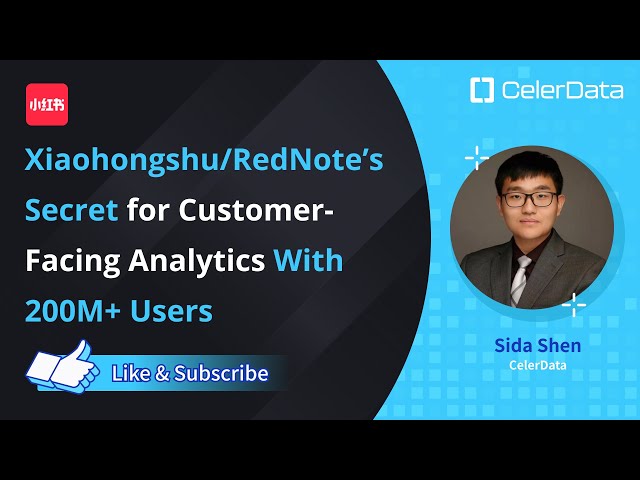 Xiaohongshu/RedNote’s Secret for Customer-Facing Analytics With 200M+ Users