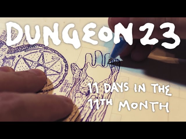 drawing a stream of consciousness megadungeon, one room every day