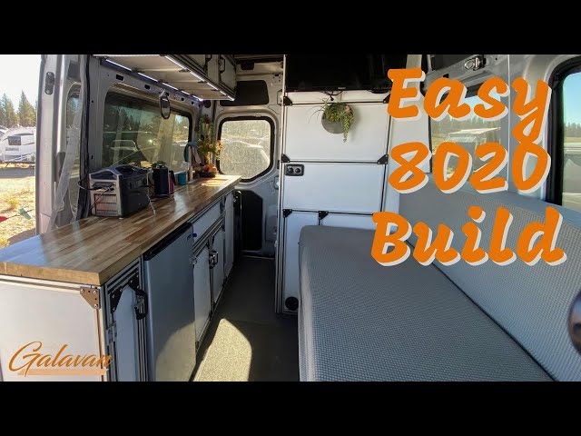 Easy Sprinter Van Build with 8020 | Van Tour