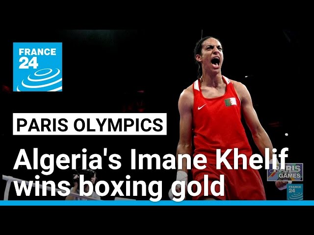 Algerian boxer Imane Khelif wins gold at Olympics overshadowed by gender row • FRANCE 24 English