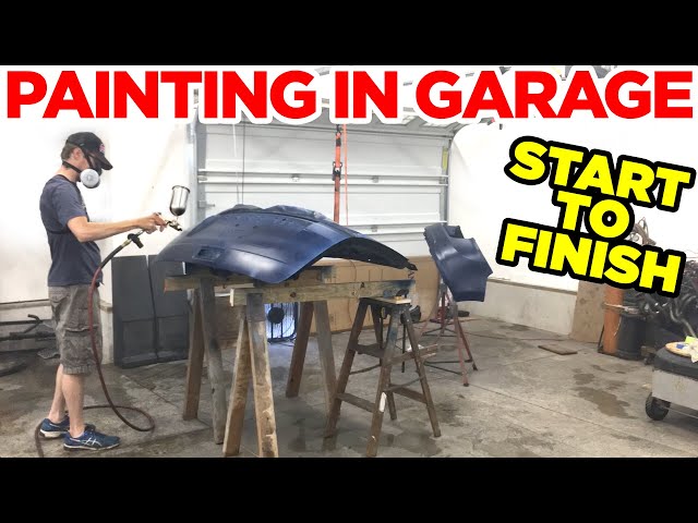 How to: Spray Automotive Paint in your Garage with Professional Results - Complete Guide!