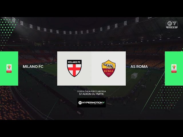 AC Milan 3-1 AS Roma, Copa Italia match highlights