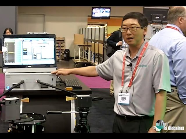 Demonstrating ShockLine E-band VNA Solution at IMS 2016