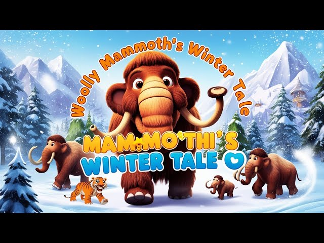 Woolly Mammoth's Winter Tale ❄️ | Fun Prehistoric Adventure Song for Kids | @Yo-Yo-Kids