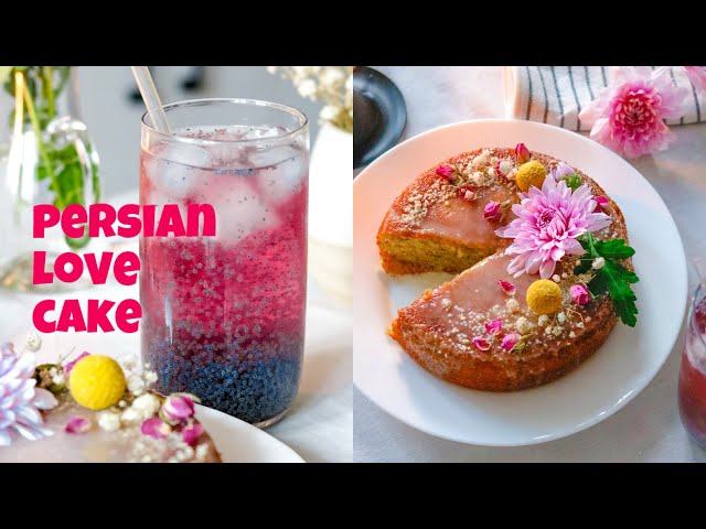 Pistachio Rose Cake | Persian love cake Recipe