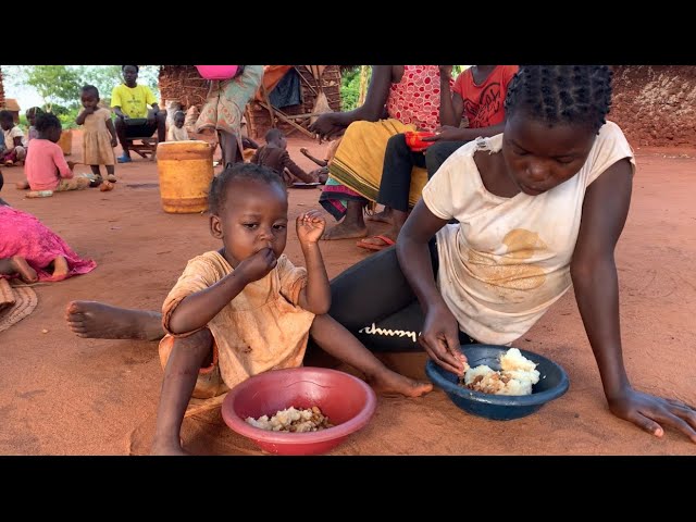 African Village Life #cooking Organic African Rural Food For Lunch