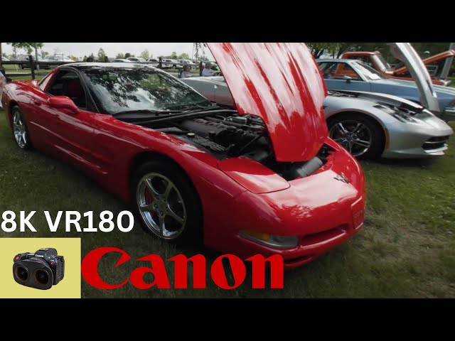 Corvettes at Wood County Museum 2023 Canon 8K60 VR180