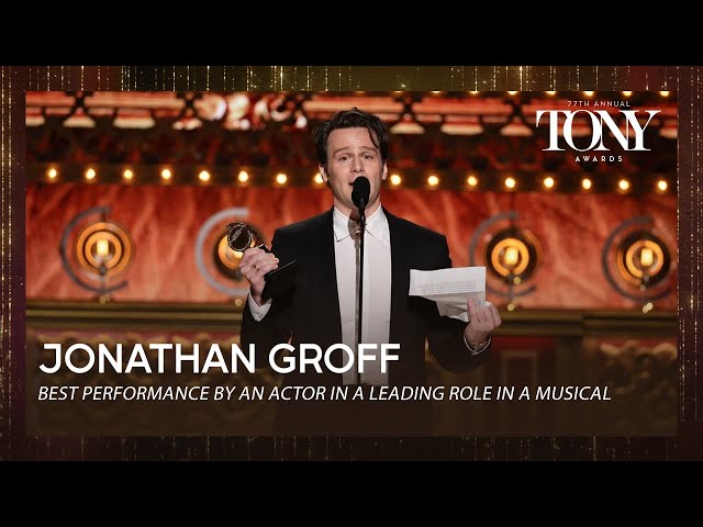 Jonathan Groff | 2024 Tony Awards Acceptance Speeches