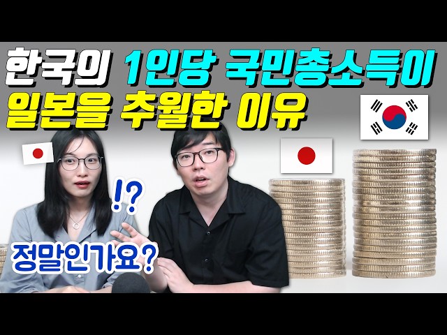 한국의 국민총소득이 일본을 추월한 이유