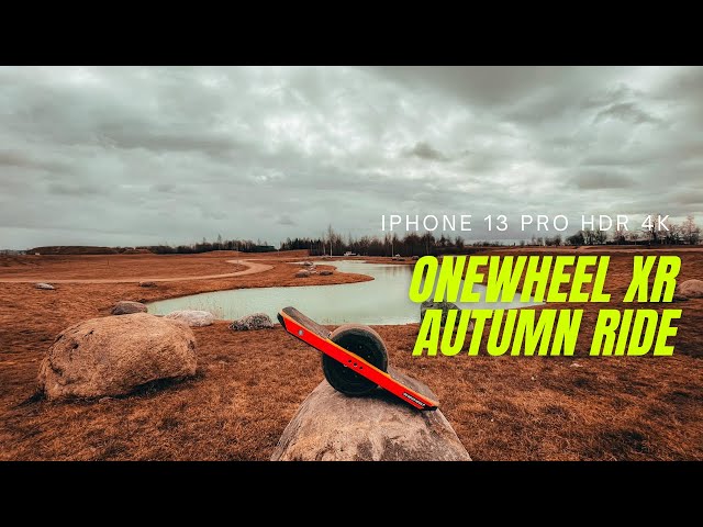 Onewheel XR Autumn Ride - Filmed with Iphone 13 Pro HDR 4K