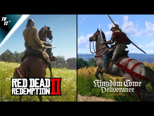 KCD2 VS RDR2 Comparison on PS5 4K HDR 60 FPS