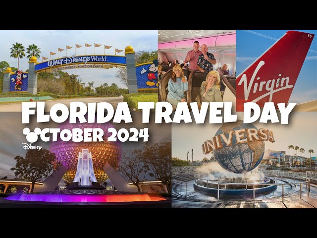 FLY TO FLORIDA WITH US! Virgin Atlantic UPPER CLASS! Disney World & Universal Orlando October 2024🇺🇸