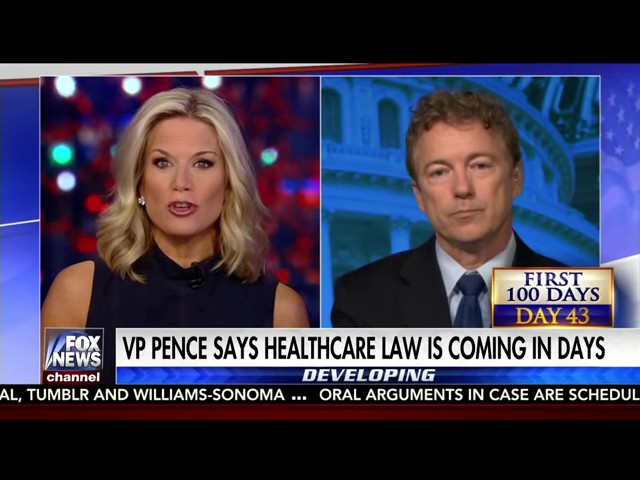 RAND PAUL VS MARTHA MACCALLUM News 3/4/2017