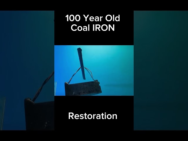 100 year old antique coal iron | restorations #jaishreeram #restoration #mahakumbh2025 #antique